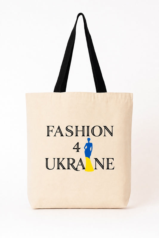 FASHION 4 UKRAINE natural cotton tote bag